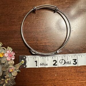 Silver Plated Bangle Bracelet